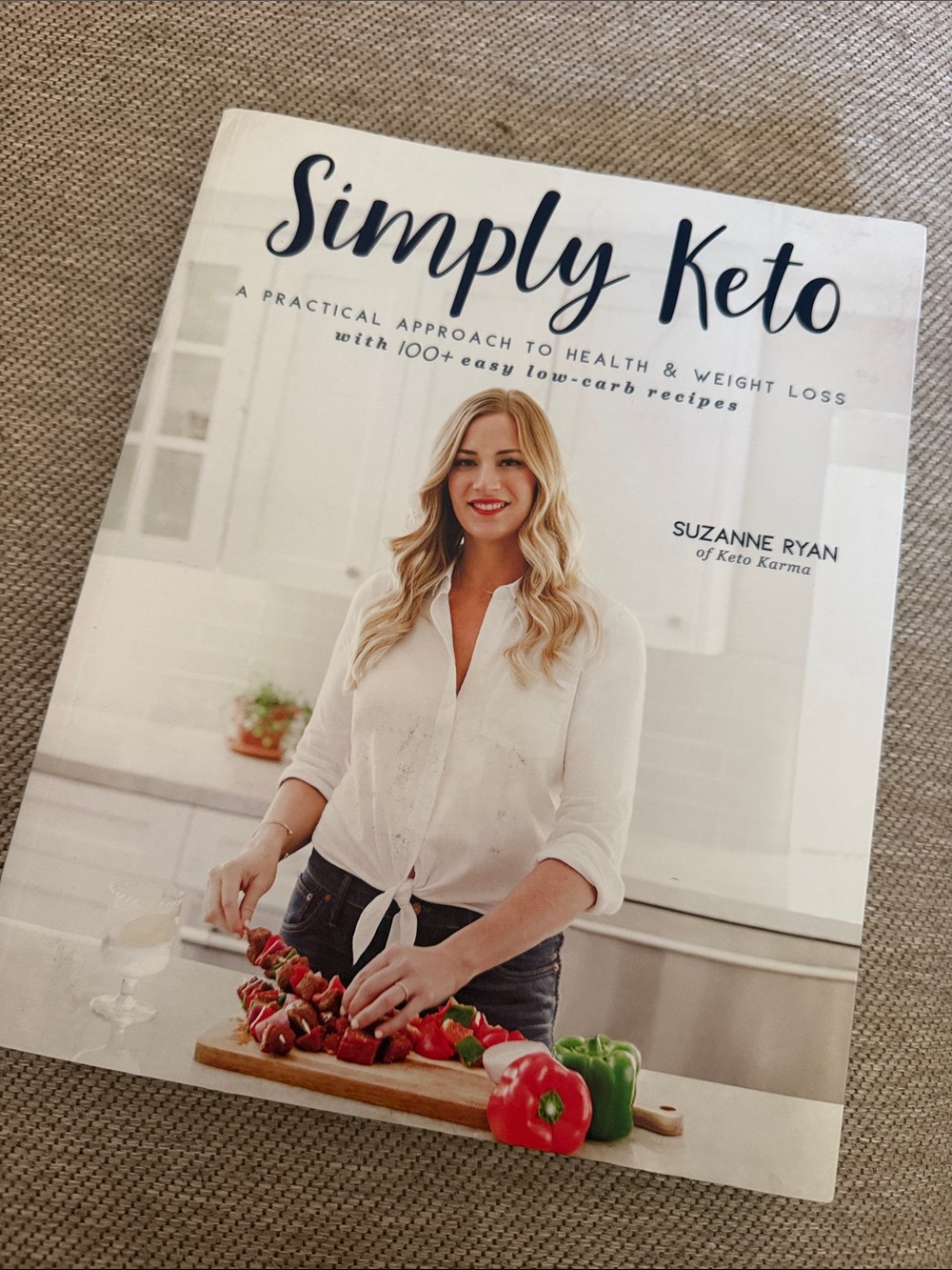 Simply Keto Cookbook by - White Cover